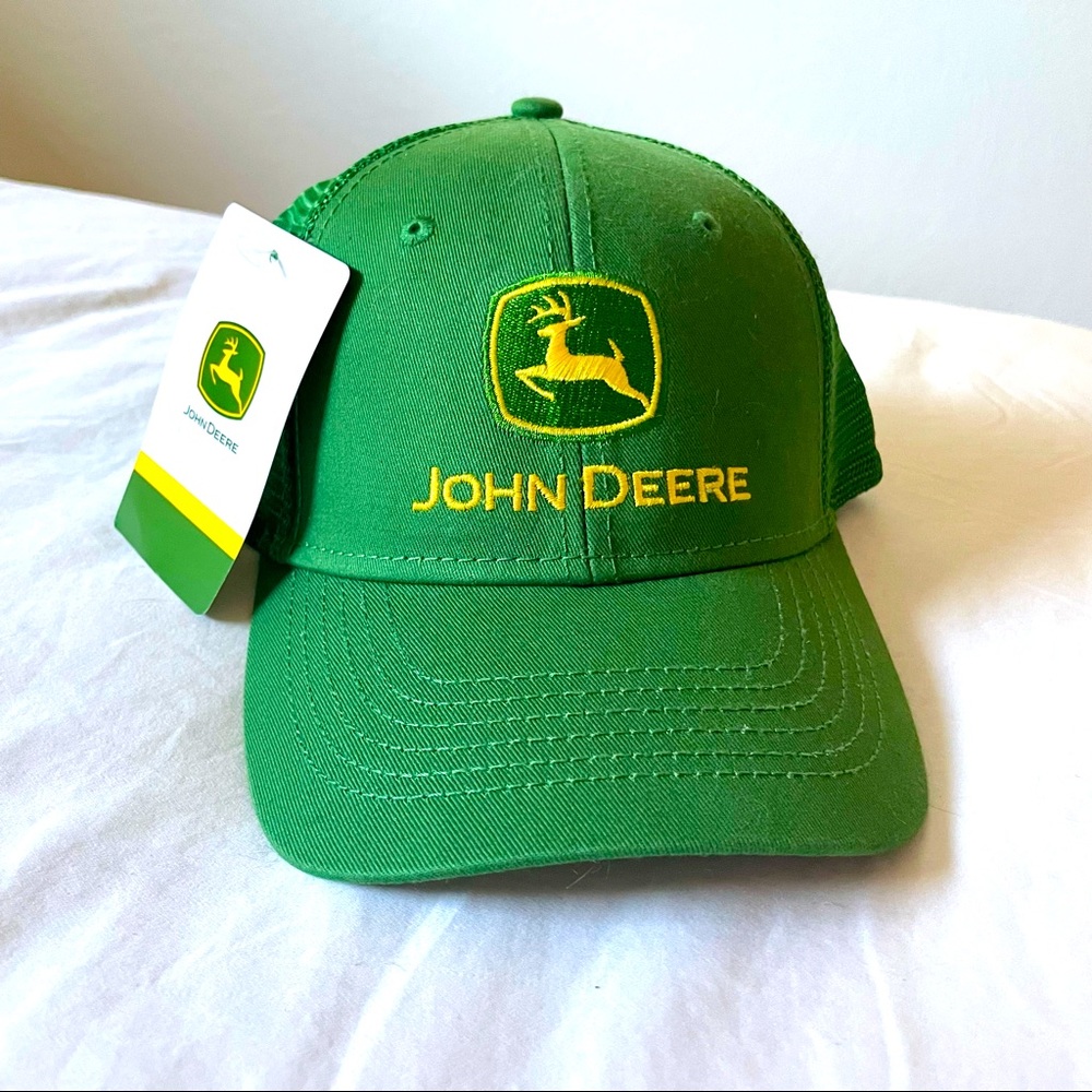 John Deere mesh trucker hat - NEW!